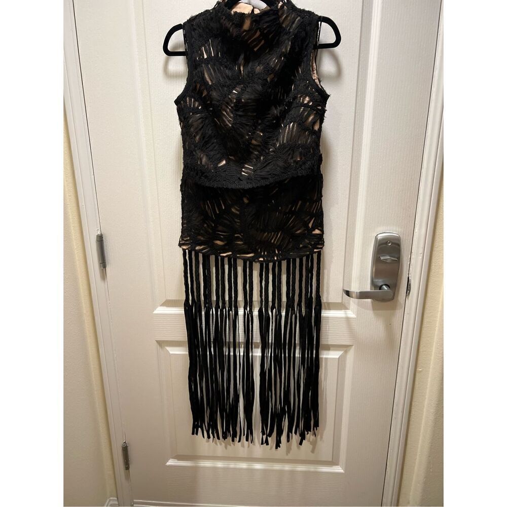 Elliatt Addison Black Top & Skirt Set size S Birthday Vacation Beach 👗NWT$400 - Picture 3 of 9